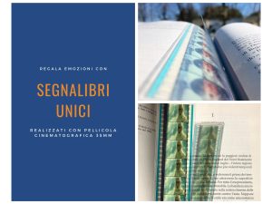 Stupisci un lettore con un regalo speciale: segnalibri unici realizzati con vera pellicola cinematografica